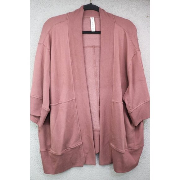 Athleta Sweaters - Athleta Short Sleeve Open Front Cardigan-Size S/M-Pockets-Oversized